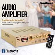 Sunbuck POWER AMPLIFIER SUBWOOFER EQ Audio Amplifier Bluetooth Karaoke