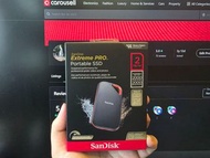 ⭐全新原裝行貨⭐ SanDisk Extreme Pro Portable SSD 1TB / 2TB / 4TB（SDSSDE81）USB-C 外置SSD 固態硬碟