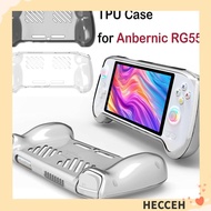 HECCEH Handheld Game Console , TPU Transparent Protective Cover, Anti-scratch Shockproof Soft Host S