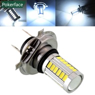 POKERFACE 1Pc H4/H7/9005/9006 33SMD LED Car Headlight Bulb Daytime Running Light White Motorcycle Fo