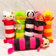 Cute Character Mini Bolster Doll Mini Patterned Bolster/ Soft Mini Bolster/ (DDK)