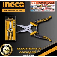 Ingco Electrician's Scissors 7" HES0187 ~ ODV POWERTOOLS