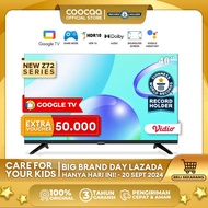 [Google TV] COOCAA 40 inch Smart TV - Netflix/Youtube - Google Assistant - Dolby Audio - Low Bule Li