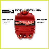 ✸ ◊☜ ∇ MSD BLASTER IGNITION COIL ORIGINAL (UNIVERSAL FOR CARB & FUEL INJECTED) with MSD Cable