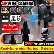 【local stock】cctv camera 4k hd mini camera smart wifi remote surveillance camera security camera 360