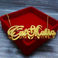 GOLD3D necklace