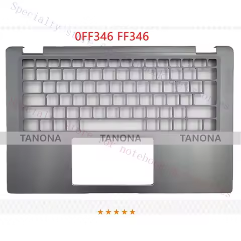 R+ New 0FF346 FF346 For Dell Latitude 7410 Chromebook Palmrest Upper Case Keyboard