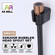 Bathroom Toilet Stainless Steel SUS304 Rose Gold Black Bubbler Head Spout Spray Shower Set with Hold