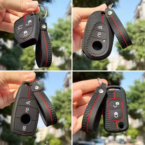 Keychain For Mercedes-Benz W210 W176 W204 W205 W211 W177 W206 W176 W219 W208 W203 W245 Car Remote Ke