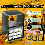 8U 12U 16U Amplifier Case Cabinet Shelf Portable Fireproof Open Frame Mixer Rack Audio Equipment Rol