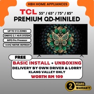 【FREE BASIC INSTALL】TCL 2025 C6K ( 55" / 65" / 75" / 85" / 98" ) QD-Mini LED 144hz Google Smart TV