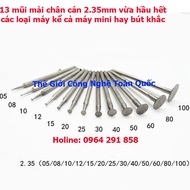 mũi mài kim cương khắc tượng ngọc 13 mũi mài đầu T - mũi khắc đá cán 2mm