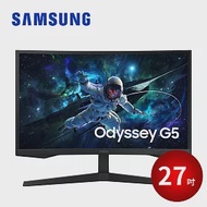 SAMSUNG 27吋 1000R Odyssey G5 曲面電競顯示器 S27CG552EC