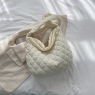 Puffy Shoulder Bags Handbag Women Bag Large Capacity Cloud Fold Casual Light Dumpling Sling Bag Mess