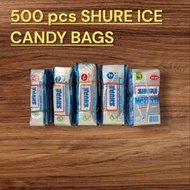 500pcs Shure Ice Candy Bag 1 1/4x10 || 1 1/2x10 || 1 3/4x10 and 2x10 SIZE