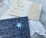 【初・雪花 擴香石口罩扣】香港手作/擴香石飾品/聖誕禮物/聖誕節