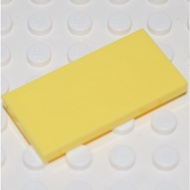 [1 Piece] LEGO Thin Smooth Flat Floor Tiles 2x4, Light Yellow ID 6210674 87079