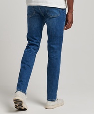 Superdry Organic Cotton Slim Jeans - Stanton Bright Blue Rip