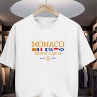 Monaco Yacht Club Monte Carlo White T-Shirt for Men and Women