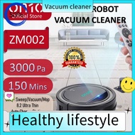Vacuum cleaner ✪ON10 ZM002 Smart Robot Vacuum Path Planning 3in1 Auto Recharge Station Water Tank Ro