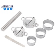 Dumplings Maker,7 Pack Stainless Steel Easy Pie Ravioli Empanadas  Mold,Pierogi Cutter Wrappers Past