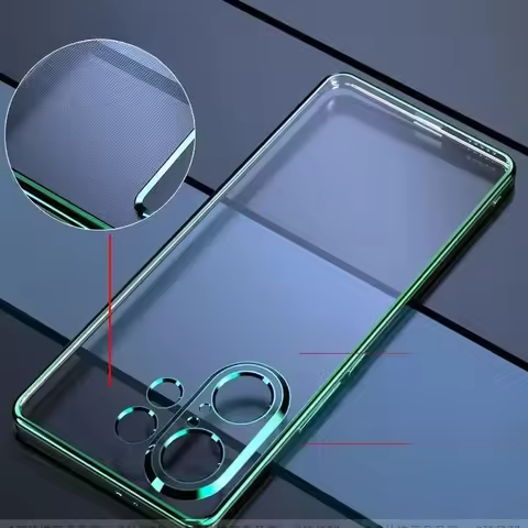 Ultra-thin Plating Silicone TPU Phone Case For VIVO V60 V 60 Electroplating Transparent Shockproof B