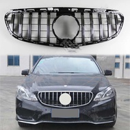 Front Grille For Mercedes Benz E Class W212 2014-2016 E200 E300 E250 E350 E400 E550 GT Silver/Black 