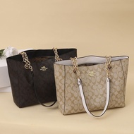 COACH6284 Side Back Handbag Shopping Ba Tote Bag Female New Boutique Mid size M