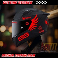 Fucra Anova Helmet Cutting Sticker/ Helmet Sticker