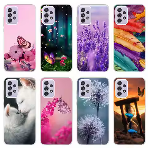 For Samsung Galaxy A52 Case Samsung A32 A52 A72 5G Cover Soft Silicone Cute Fashion Phone Case For G