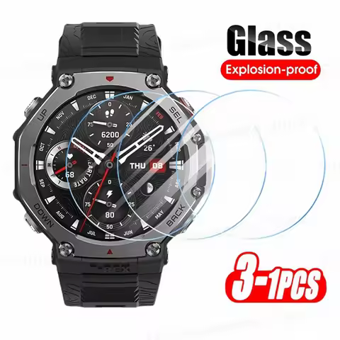 Tempered Glass For Amazfit T-rex 3 Pro 2 Ultra 9H Hardness HD Clear Film Screen Protector For Amazfi
