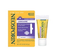 NEOSPORIN + LIDOCAINE OINTMENT ขนาด 0.5 ออนซ์ (14.3 กรัม)