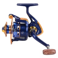 REEL PANCING METAL REAL FISHING SPINNING BIRU GOLD - PUSAT PANCING IKAN