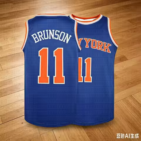 2026 New Summer Jalen Brunson Autographed Jersey Basketball Collector Gift Adult Top Family Matching