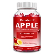 Kẹo dẻo giấm táo Bunkell chứa vitamin B12 và B9 hỗ trợ quá trình trao đổi chất tiêu hóa giải độc đườ