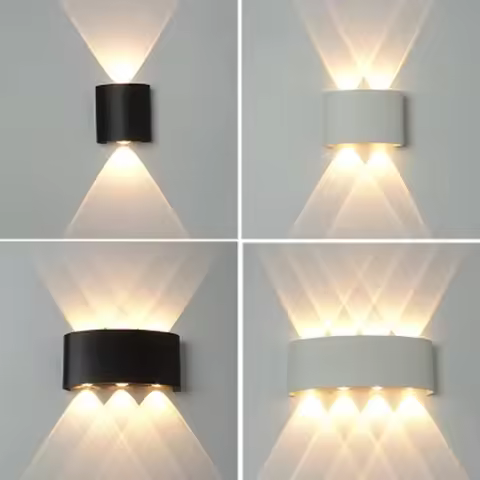 Led Wall Lamp outdoor Stair Light Fixture Bedside Loft Living Room Up Down Home Hallway Lampada 2W 4