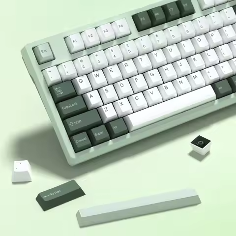 KBDiy GMK Botanical Keycap Cherry Profile Double Shot PBT ISO Keycaps For Gamer Mechanical Keyboard 