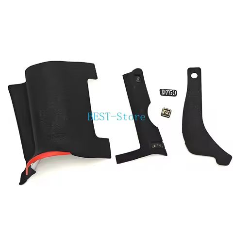 New for Nikon D750 Grip Rubber + D750 LOGO + FX Rubber Camera Part Cover Side