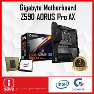 GIGABYTE Z590 AORUS Pro AX Socket LGA1200 Motherboard + Intel Processor[i5 11400/11400F/i7 11700/117
