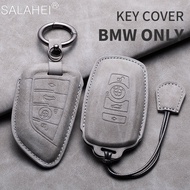 New Sheepskin Car Key Case Cover Bag For BMW 1 3 7 Series X1 X3 X5 X6 X7 F20 F15 F16 F48 G20 G30 G01 G02 G05 G11 G32 Accessories