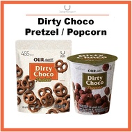 [Delight Project] Dirty Choco Pretzel / Popcorn Olive Young Snack