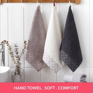 SG Home Mall Classic Dots Hand Towel Soft Comfy Absorbent