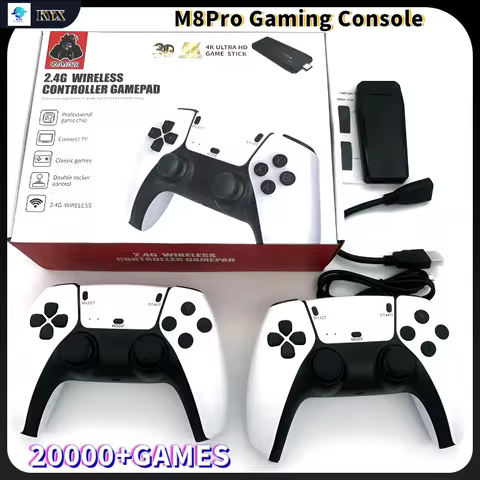 M8Pro portable retro Video games console 20000 games HD 4k game stick For TV PC GBA Arcade console C