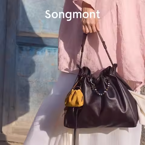 Songmont Bana Series Tote Trash Bag Women's Large Capacity Tramp Bag