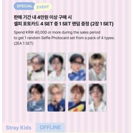 [OFFLINE] Stray Kids 6TH FANMEETING STAY in Our Little House MERCH EVNET PHOTOCARD OT8 SET