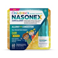 Nasonex Children's 24HR Allergy Nasal Spray, Non-Drowsy Relief for Kids, Full Prescription Strength 