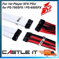 1st Player FM1 Premium Sleeved Cable 24PIN 4+4PIN 6+2PIN (For 1st Player SFX PSU Only)