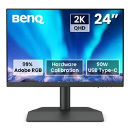 SW242Q 24-inch 2K 90W USB-C 16:10 Photographer MacBook/Windows Compatible Monitor, 99% Adobe RGB, 10