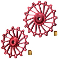 HBGER 14/16T จักรยานเสือภูเขาด้านหลัง Derailleur กรงคนขี่ม้าแข่งล้อเซรามิกขนาดใหญ่ความเร็ว11/12สำหรั