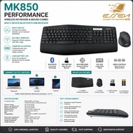 Logitech MK850 Performance Wireless Keyboard & Mouse Combo Multi-Device Bluetooth USB Receiver